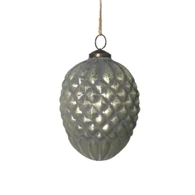 3'' Stone Washed Pinecone Orn.-Grey