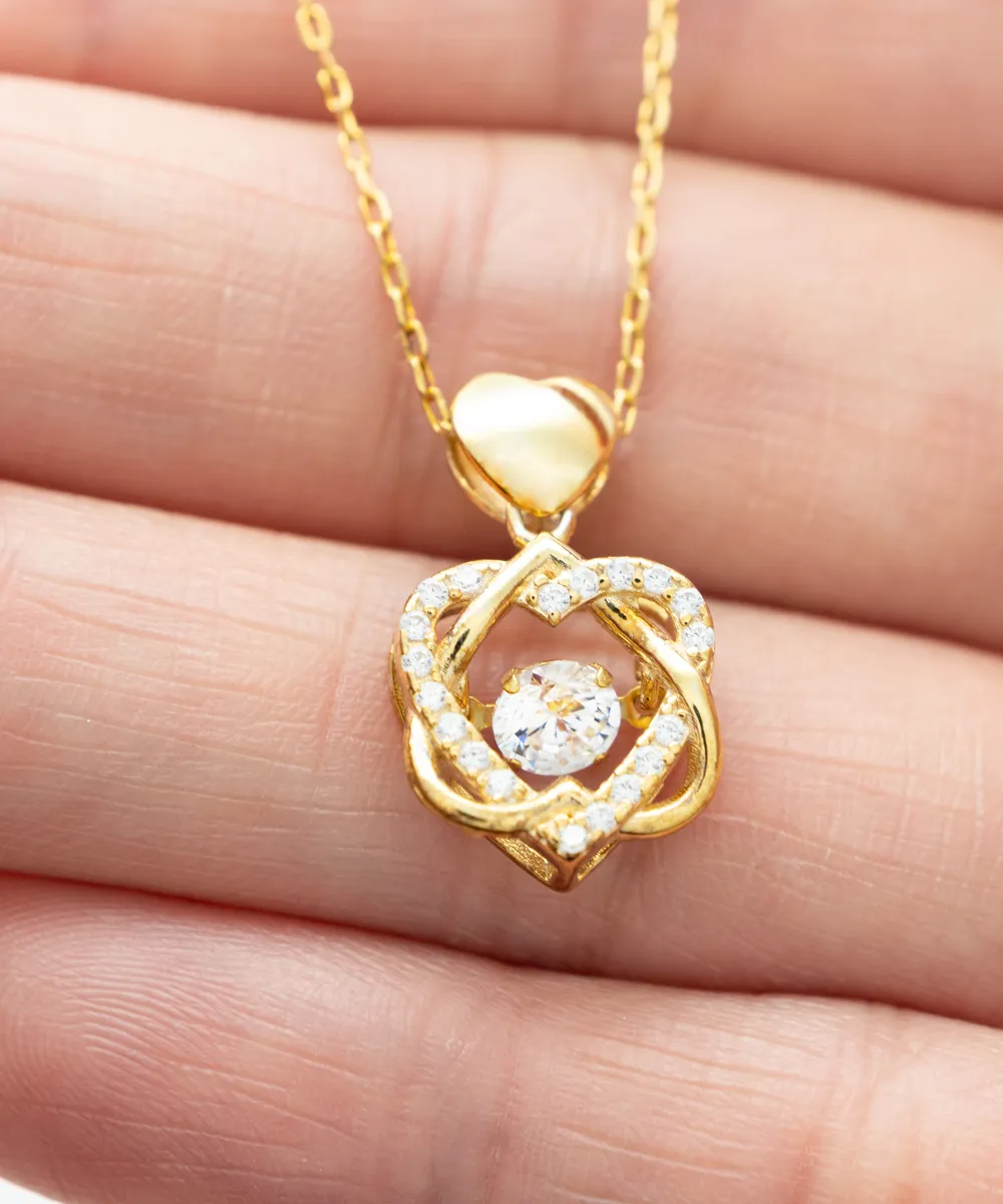 Agronomist Wife Heart Knot Gold Necklace No One Should Underestimate A Woman Who Is Also An Agronomist