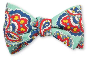 Aqua Frampton Paisley Bow Tie - B5283