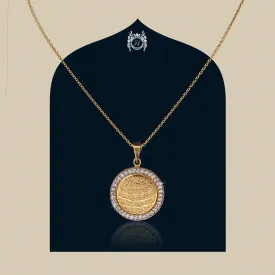 Ayatul Kursi Pendant with Zircons