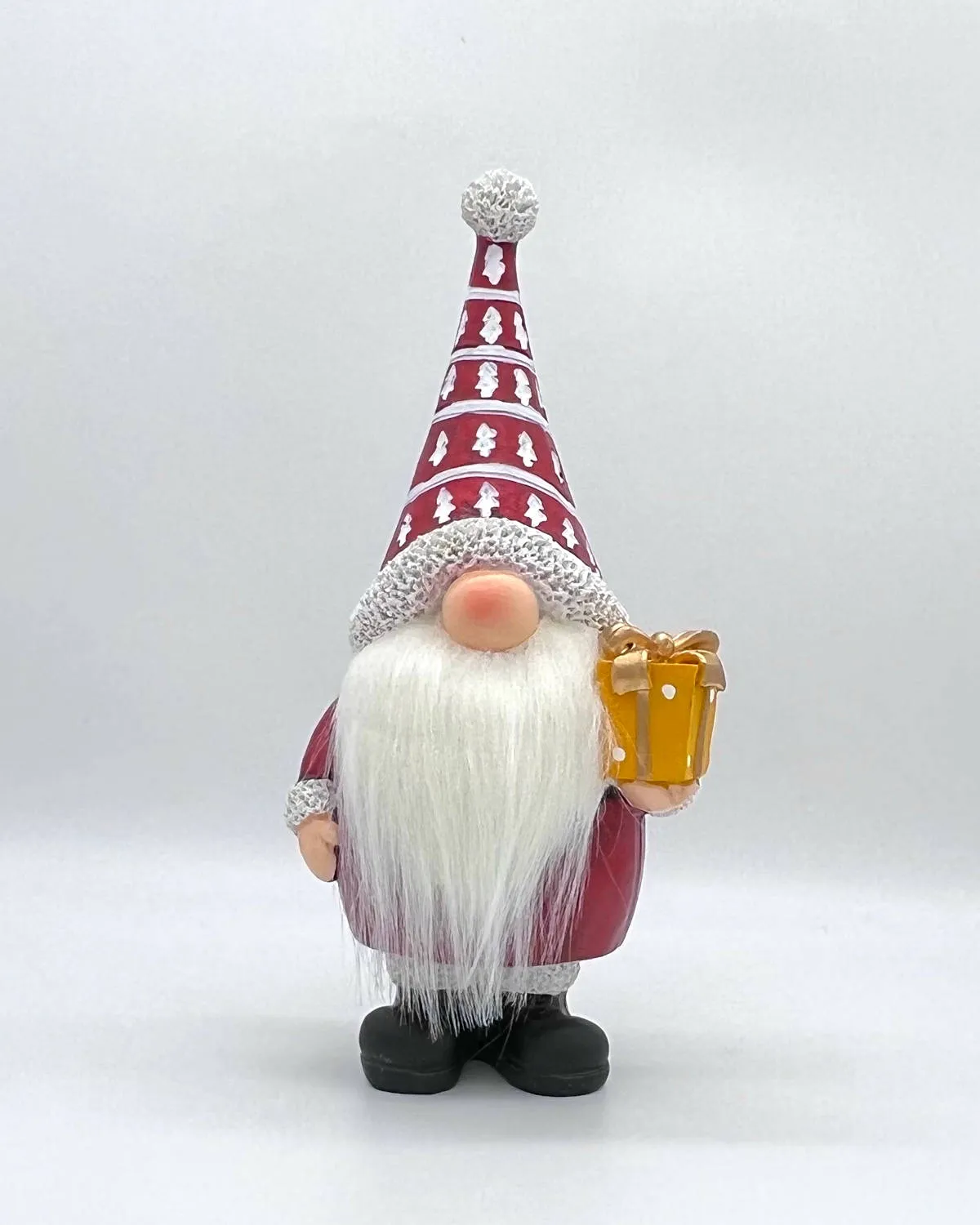 Christmas Gnome decor with A Santa Hat