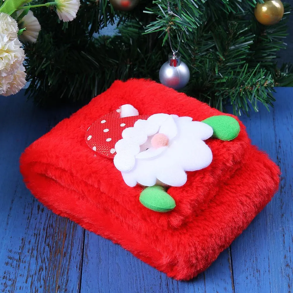 Christmas Santa Claus Scarf Costume Decorations Santa Claus Ornament