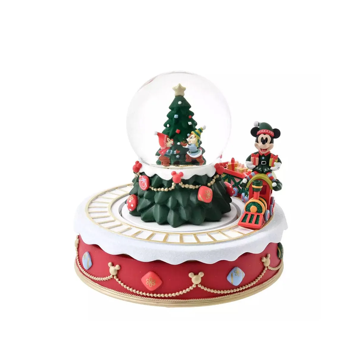 Disney Mickey, Chip & Dale Snow Globe