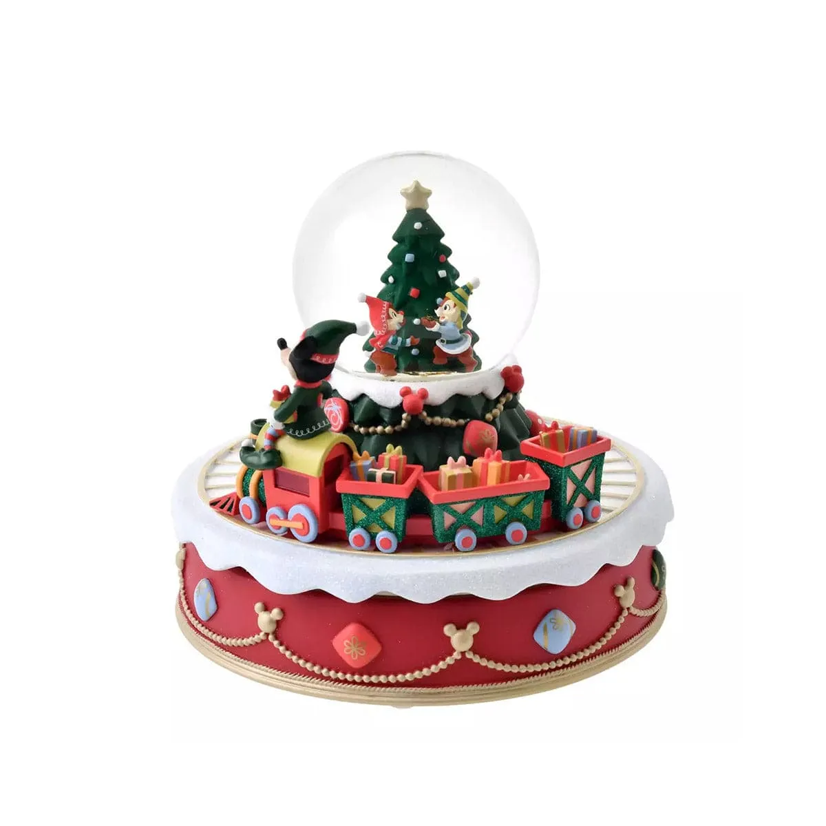 Disney Mickey, Chip & Dale Snow Globe