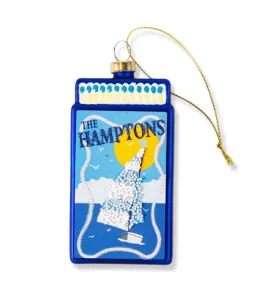 Hamptons Matchbook Ornament