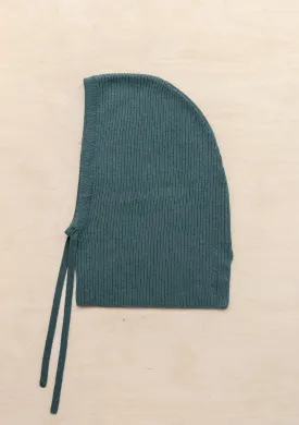 Merino Hood in Green