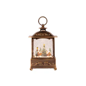 Musical Christmas Snowing Lantern- Christmas Tree