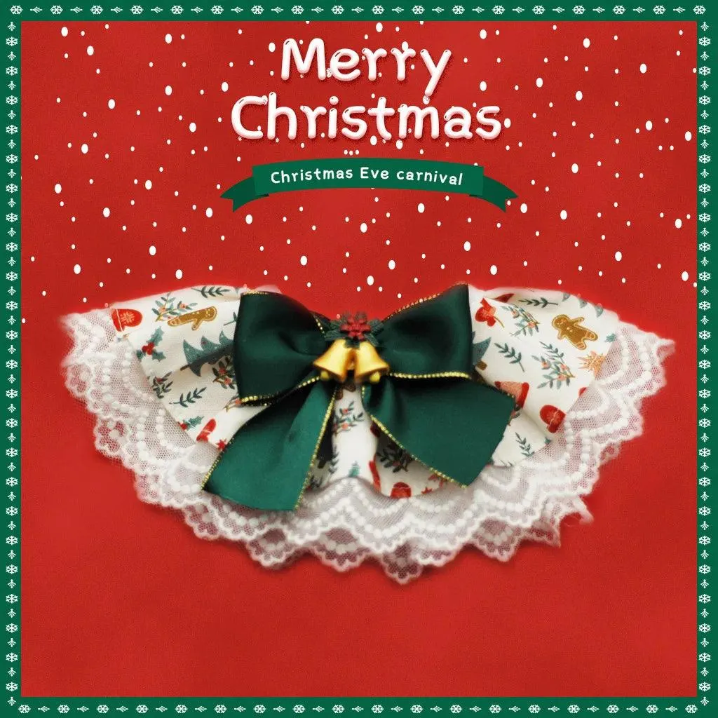 Pet Christmas Collar Bib for Cat Dog Cosplay