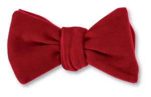 Red Velvet Bow Tie - B4465