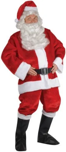 Santa Claus Plush Costume Suit - (42-48)