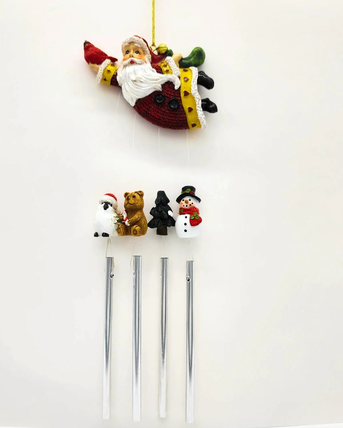 Wind chime Santa Christmas Ornament